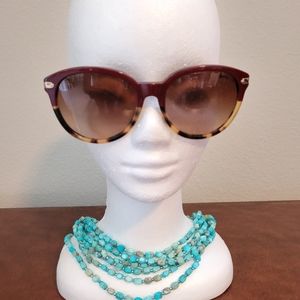 Coach Sunglasses Burgundy Tortoise